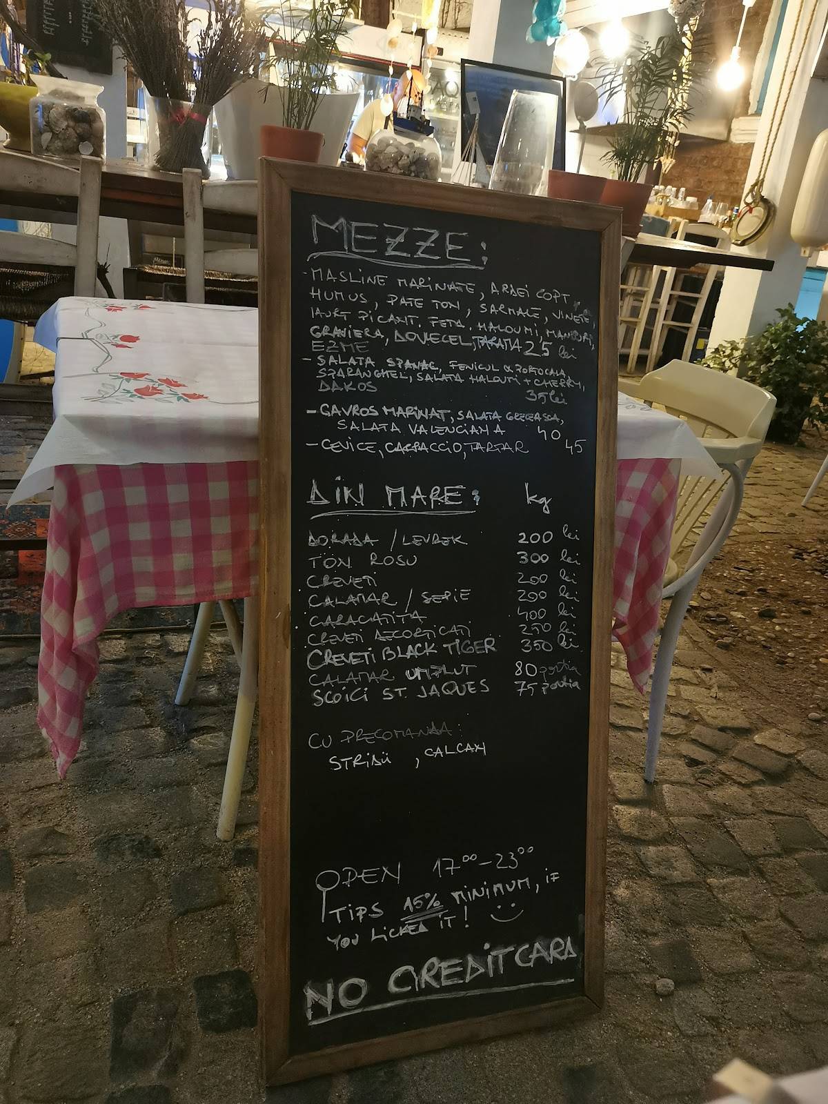 Menu de AMADA