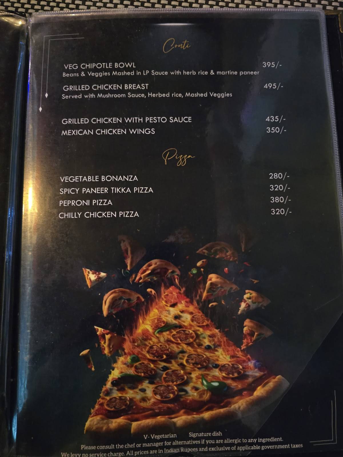 ARMADA Restro & Bar menu