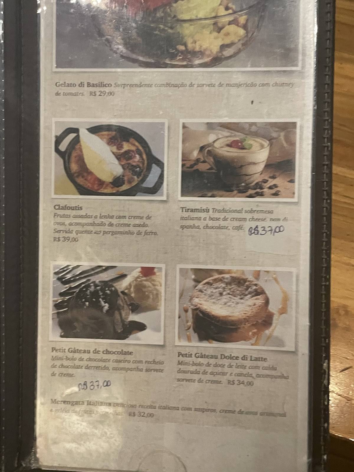 AVENIDA PAULISTA PIZZA BAR cardápio