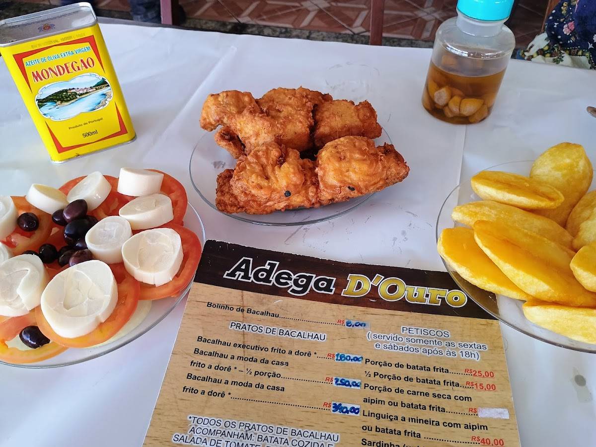 Adega D'ouro cardápio