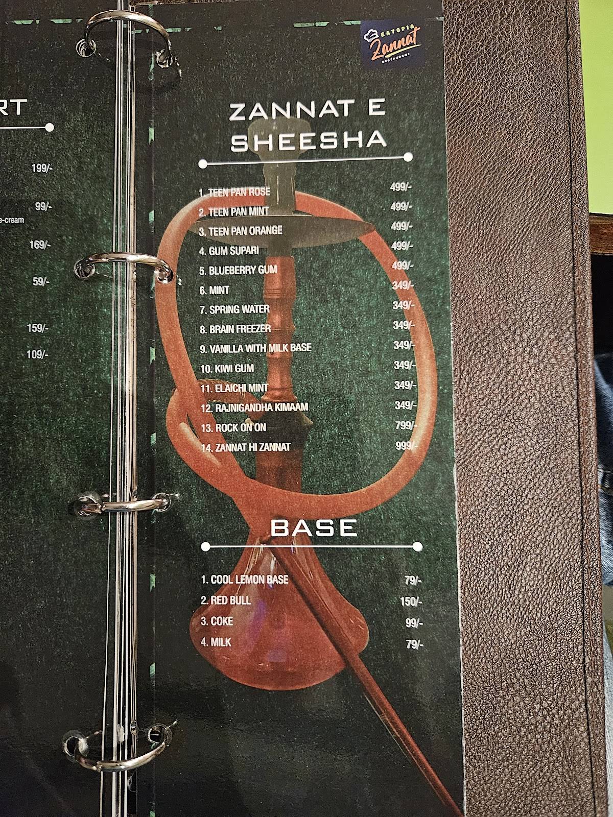 Eatopia Zannat Restaurant And Banquet- Best Restaurant in Agartala Tripura menu