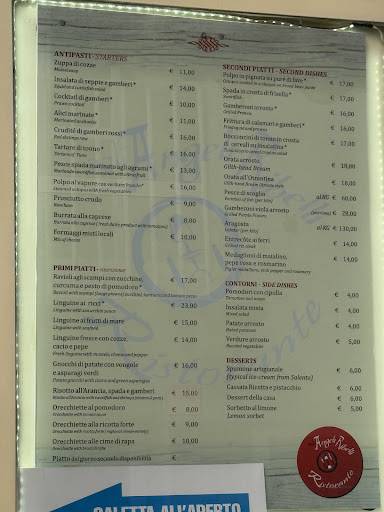 Menu di Agli Angeli Ribelli 