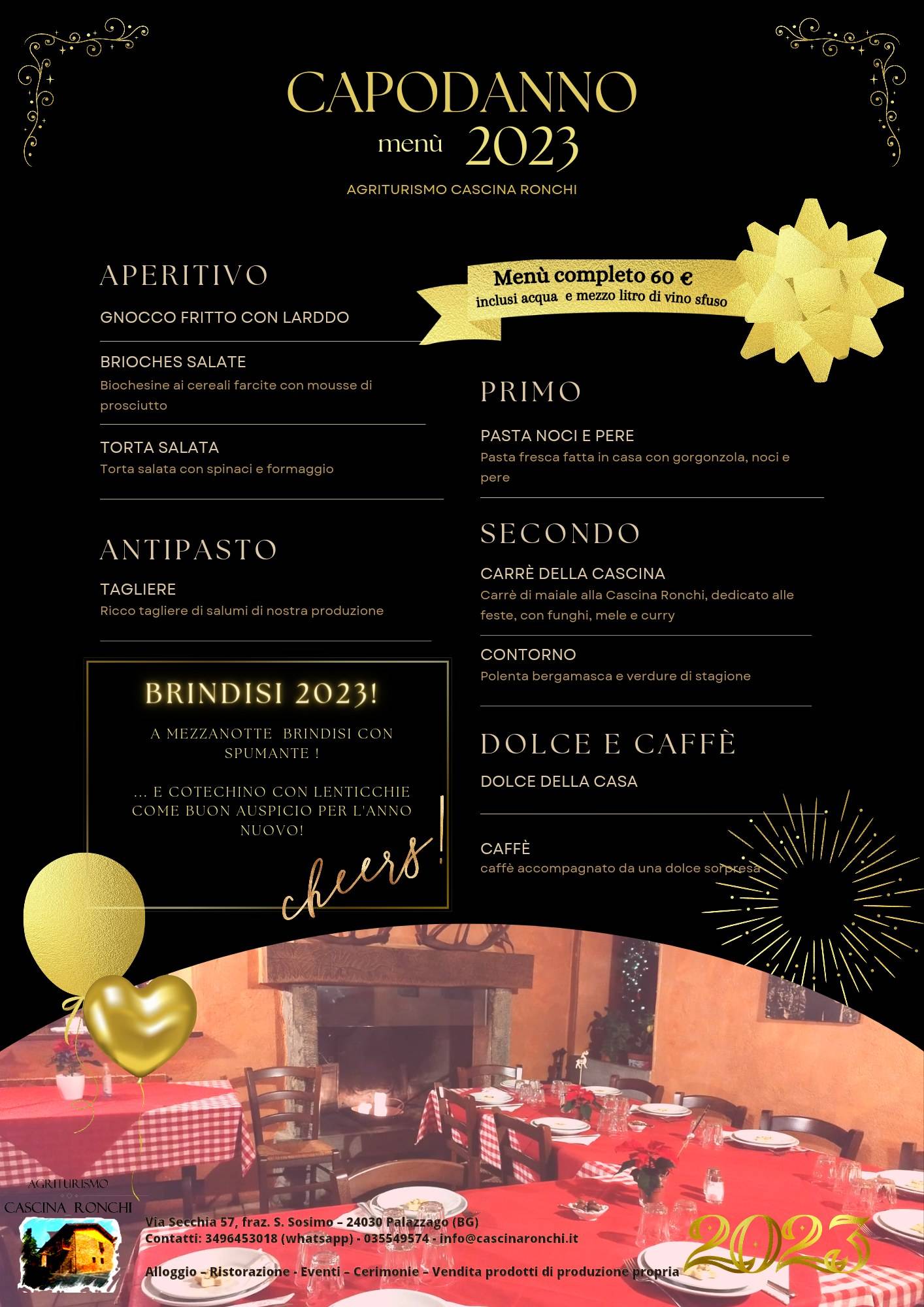 Menu di Agriturismo Cascina Ronchi 