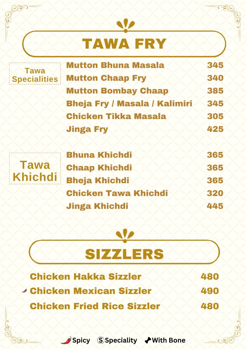 Sufra Restaurant by Miki's menu