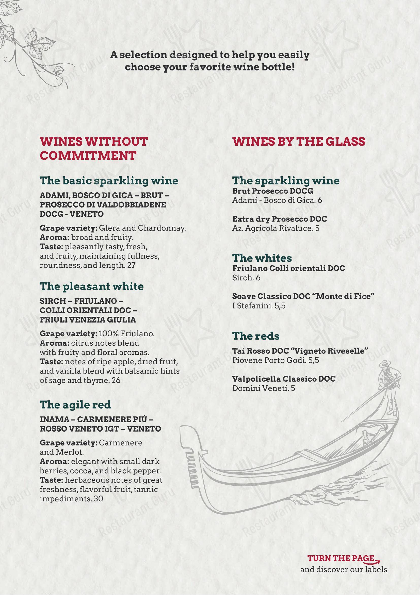 Menu di Al Profeta - Основное меню