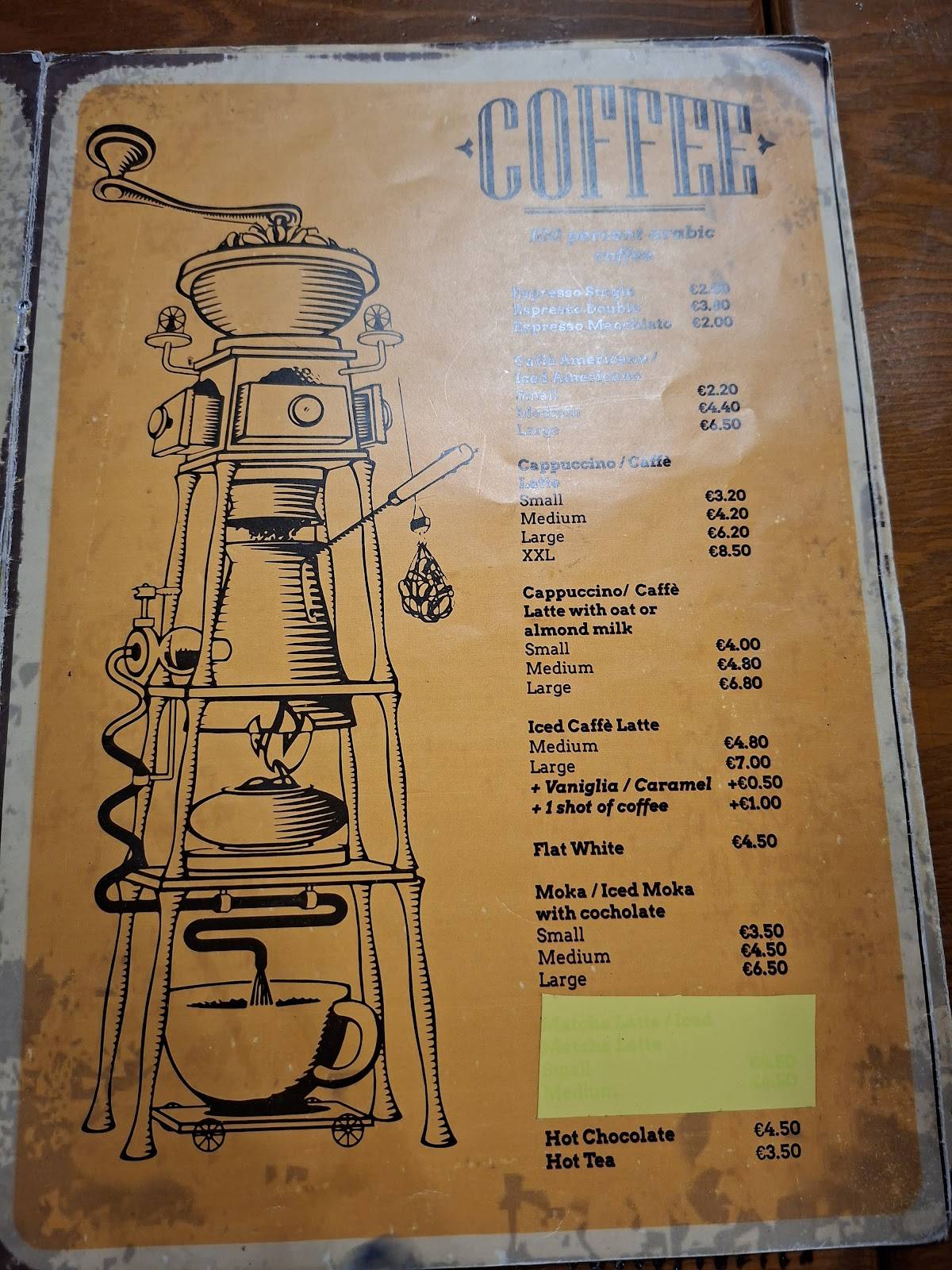 Menu di Ala Grande Caffè (Caffè Rosanò) 