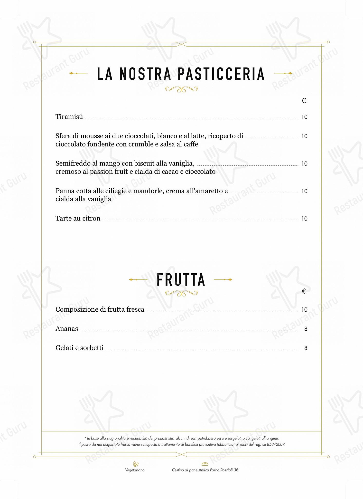 Guarda il menu di Ristorante Alfredo alla Scrofa