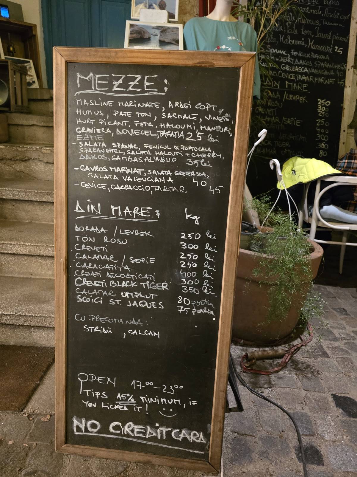 Menu de AMADA