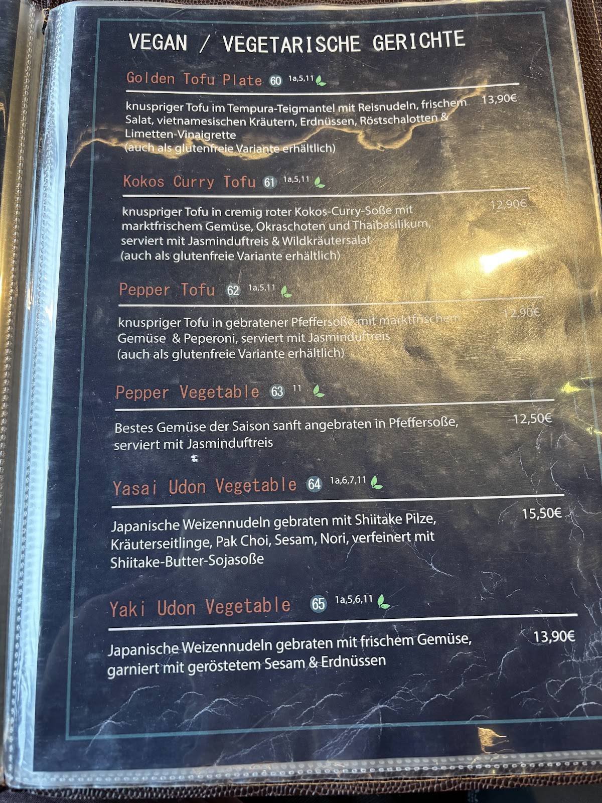 an an 3 vietnamese cuisine & sushi bar karte