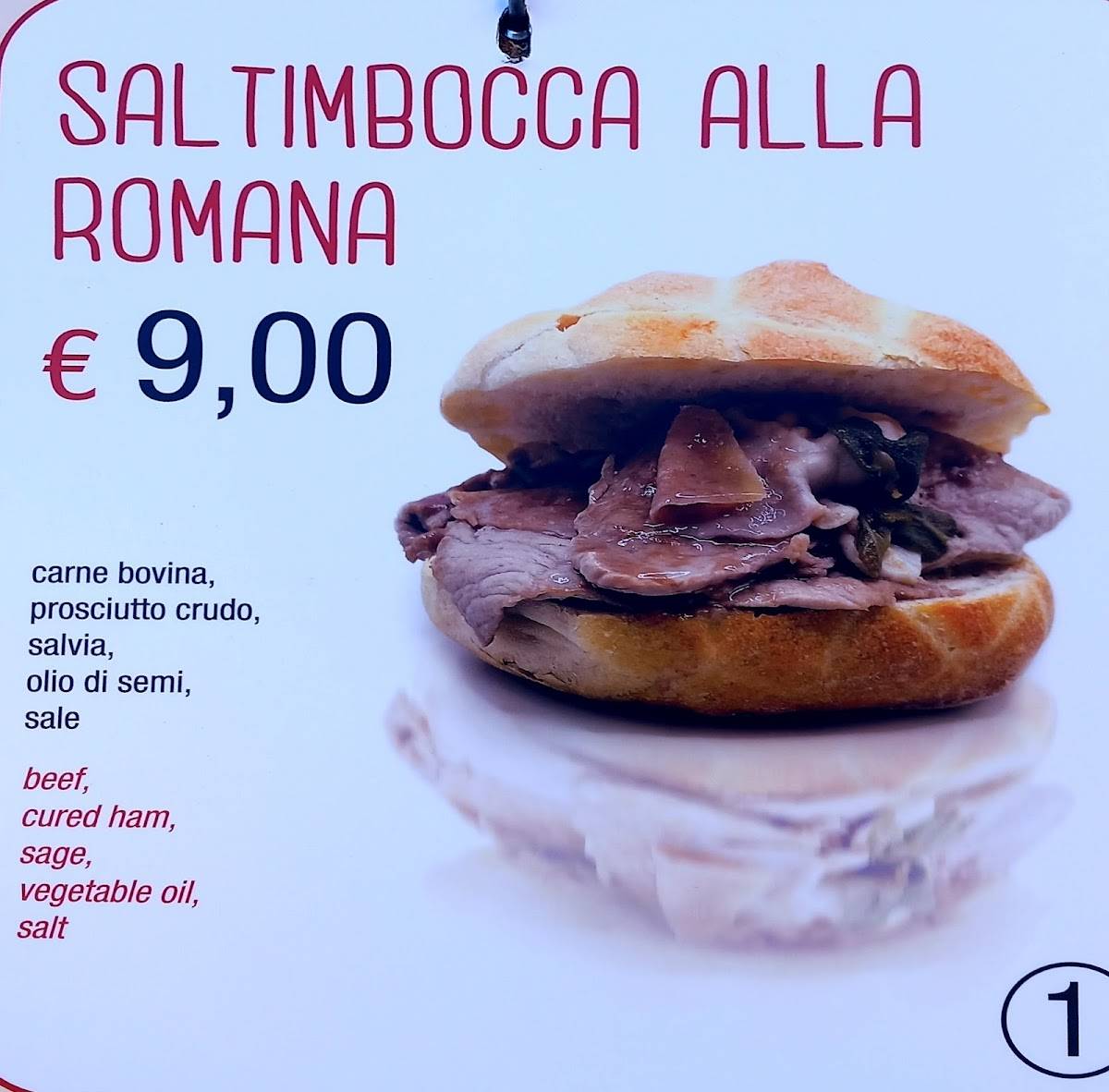 Menu di Antico Caffè Candia 