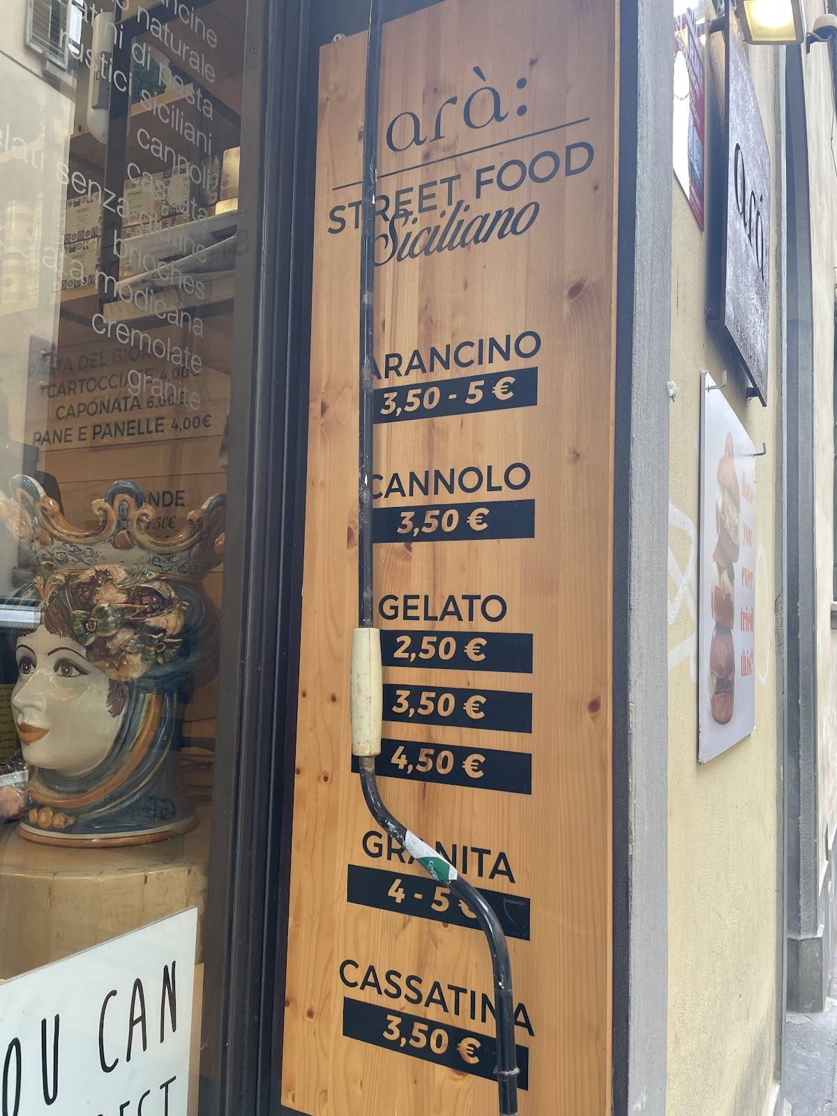 Menu di Arà: è Sicilia 