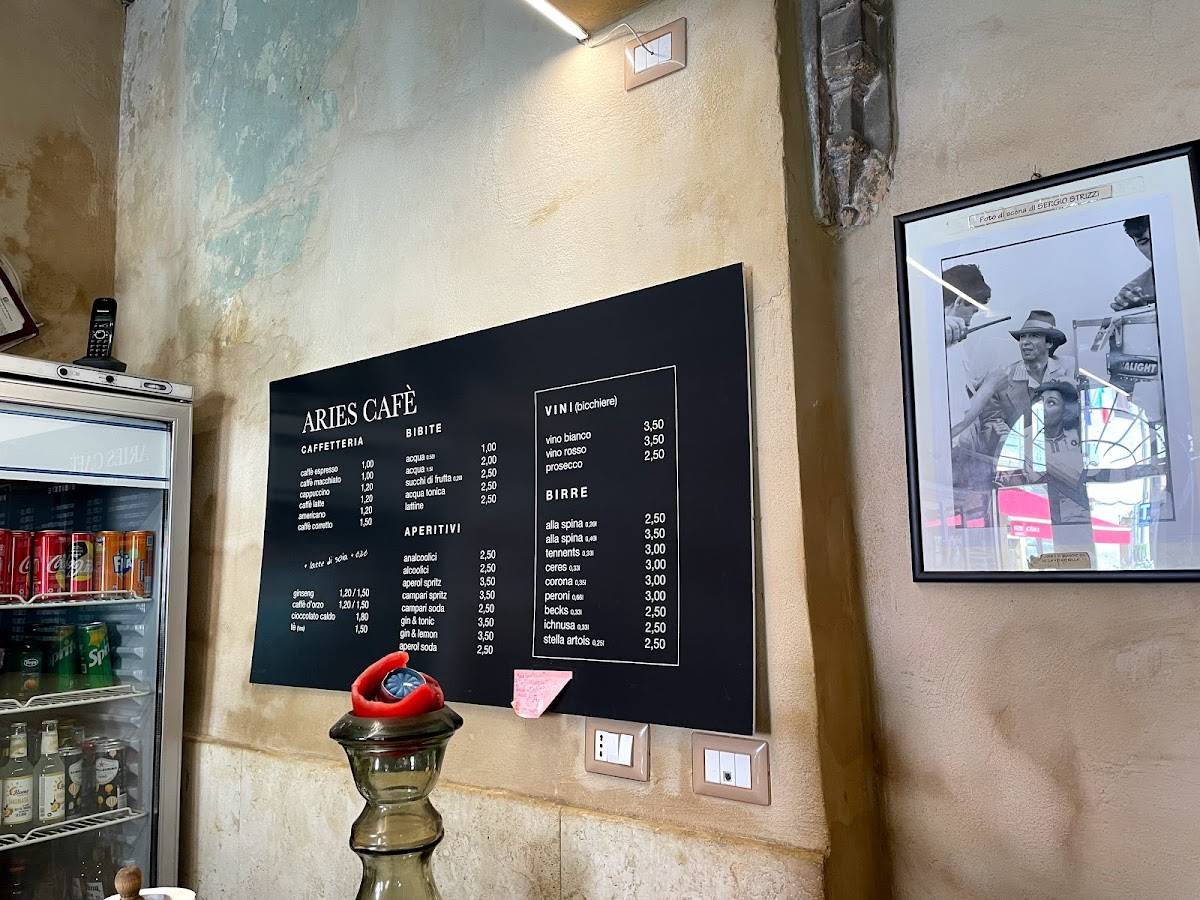Menu di Aries Cafè Bar e Pizzeria 