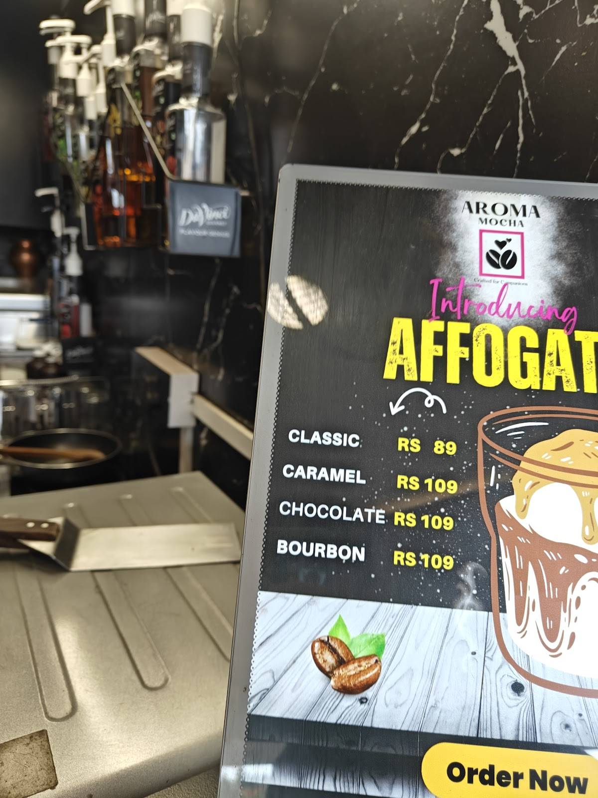 Aroma Mocha Cafe Ashta menu
