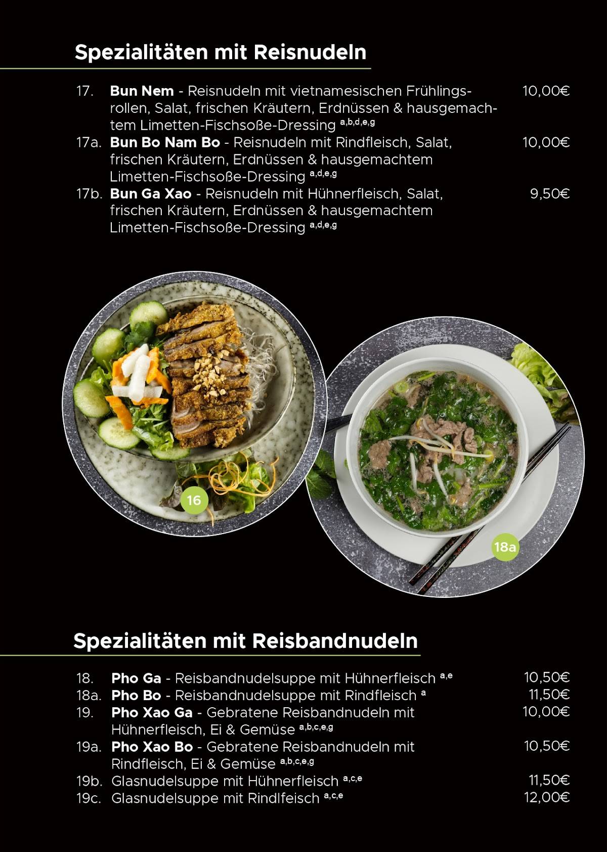 Menu de Asia Wok