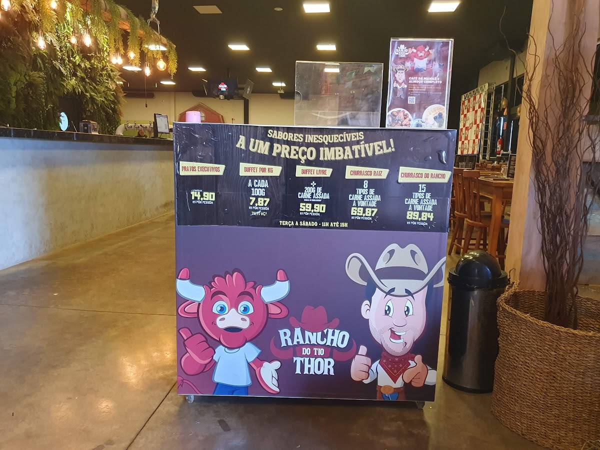 Rancho do Tio Thor cardápio