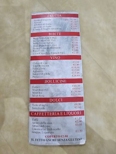 Menu di Avrora - Ristorante & Pizzeria (Ex. Franco) 