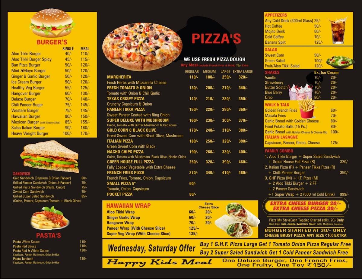 B13 Food Court, Mansa menu