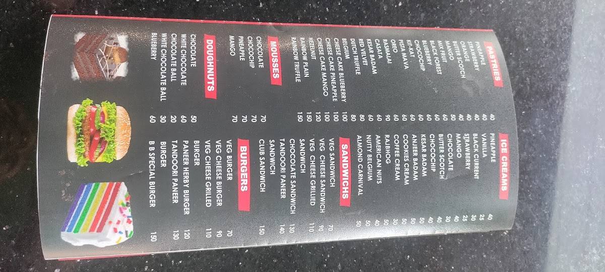 BAKERS BLISS CAFE #Venice Outlet menu