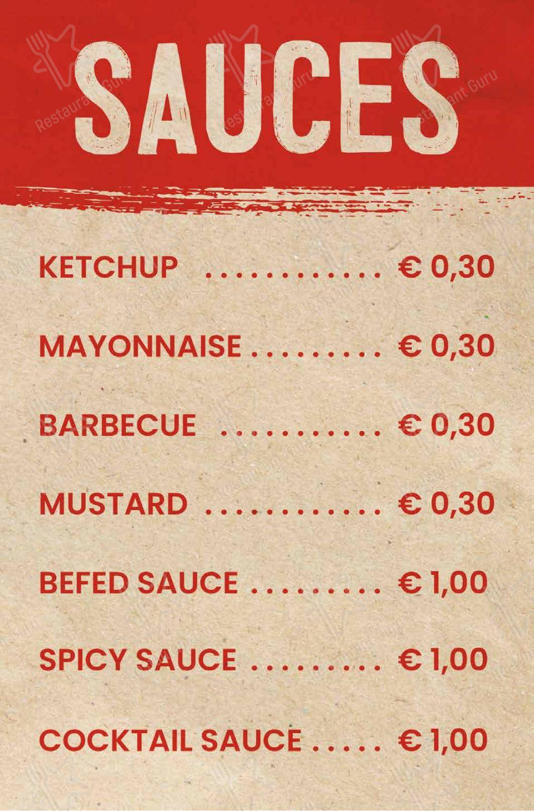 BEFED Rimini in Rimini - Menu
