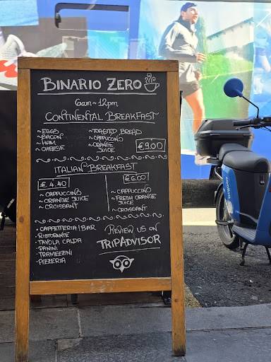 Menu di BINARIO ZERO CAFFÈ 