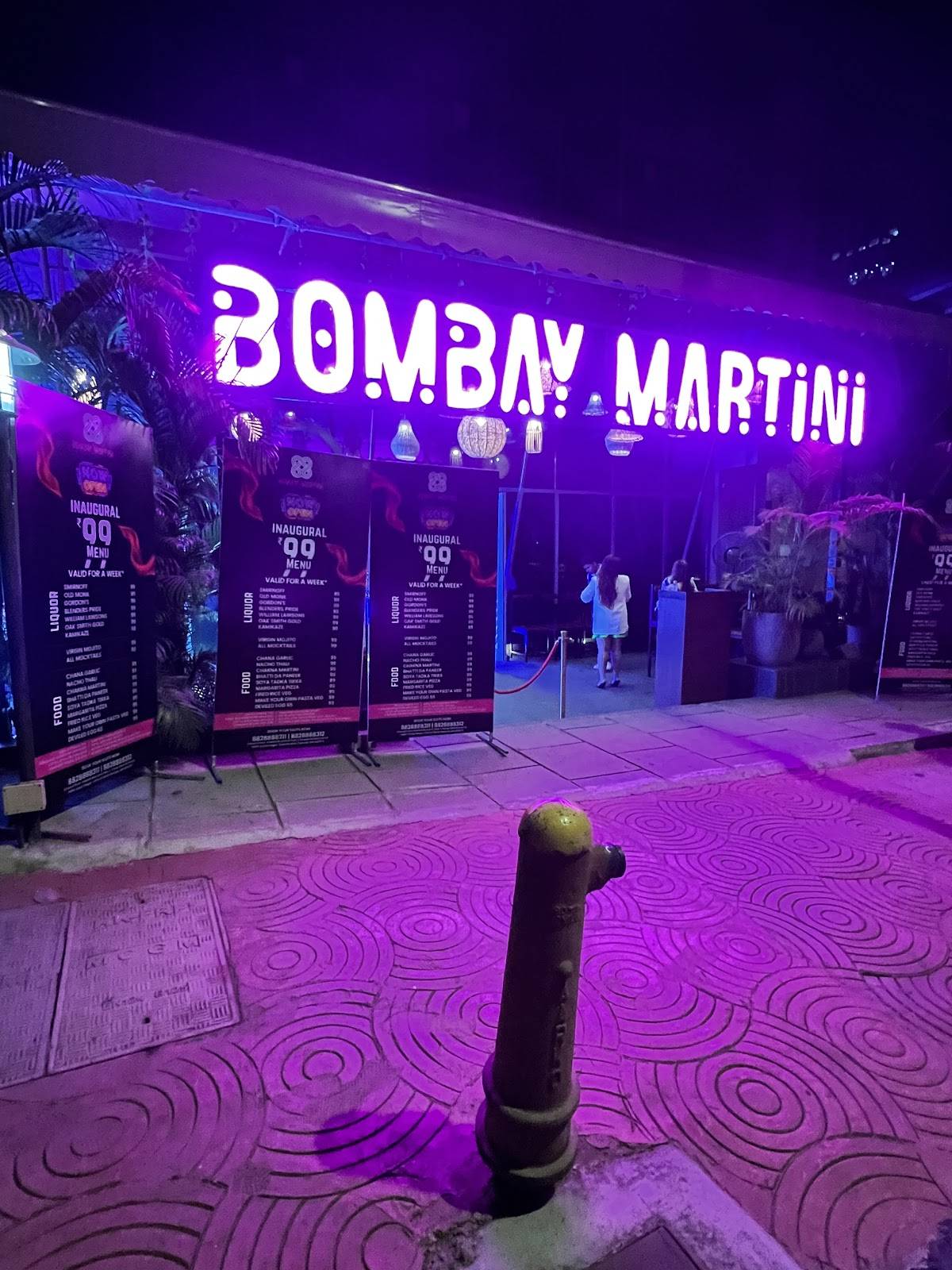 Menu at BOMBAY MARTINI, Mumbai