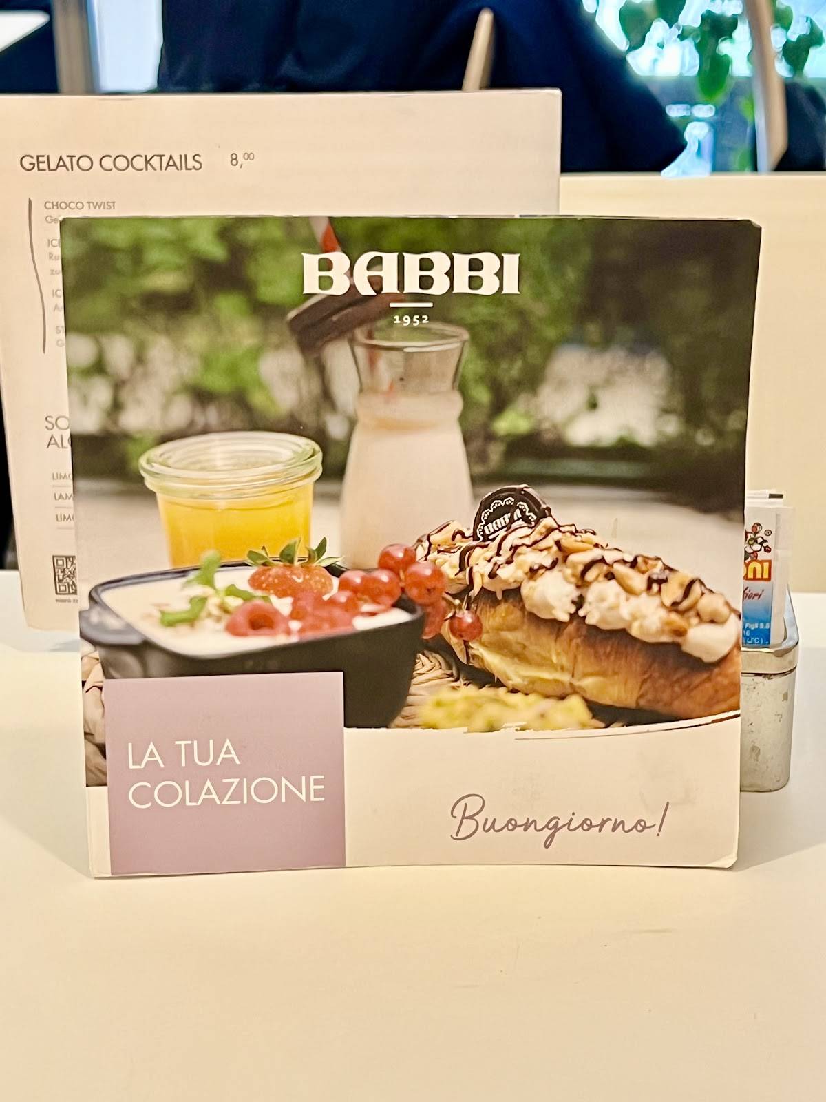 Menu di Babbi Cafè 