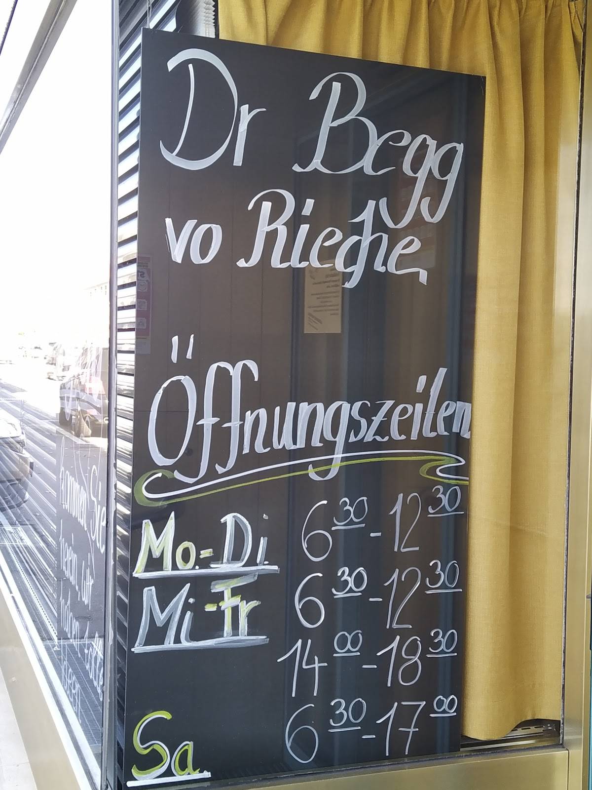 Menu di Bäckerei Gerber GmbH 