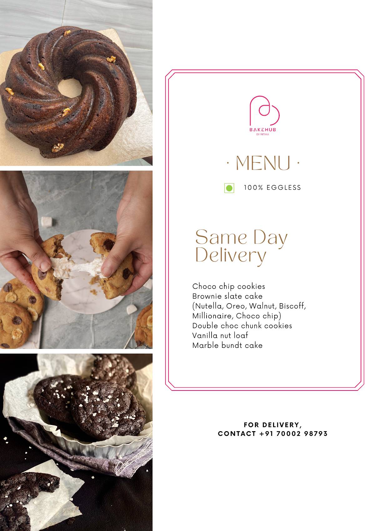 Bakehub By Ritika menu