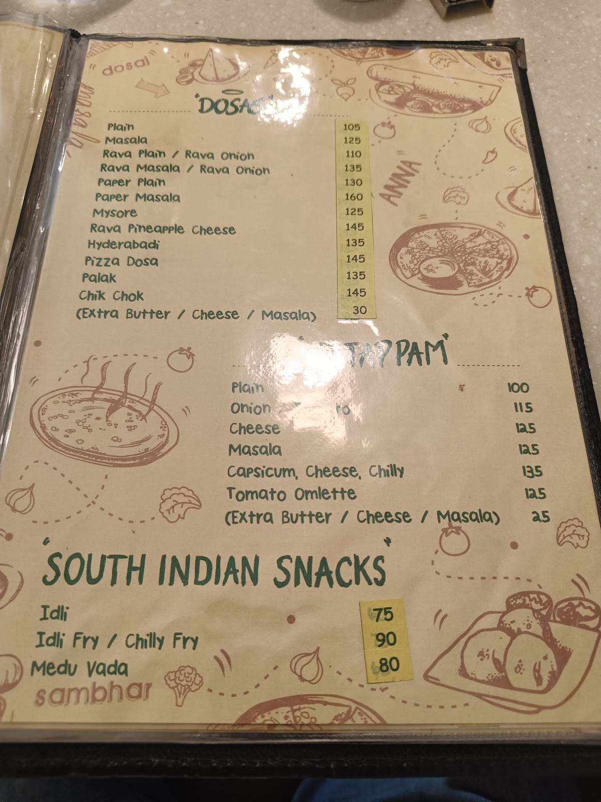 Nandan Pure Veg Restaurant menu