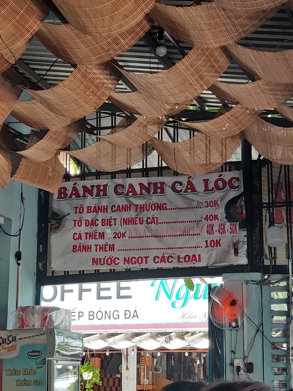 Menu at Bánh Canh Cá Lóc Quảng Trị - RIO restaurant, Ho Chi Minh City