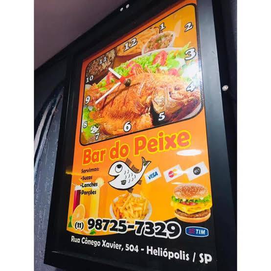 Bar do Peixe cardápio