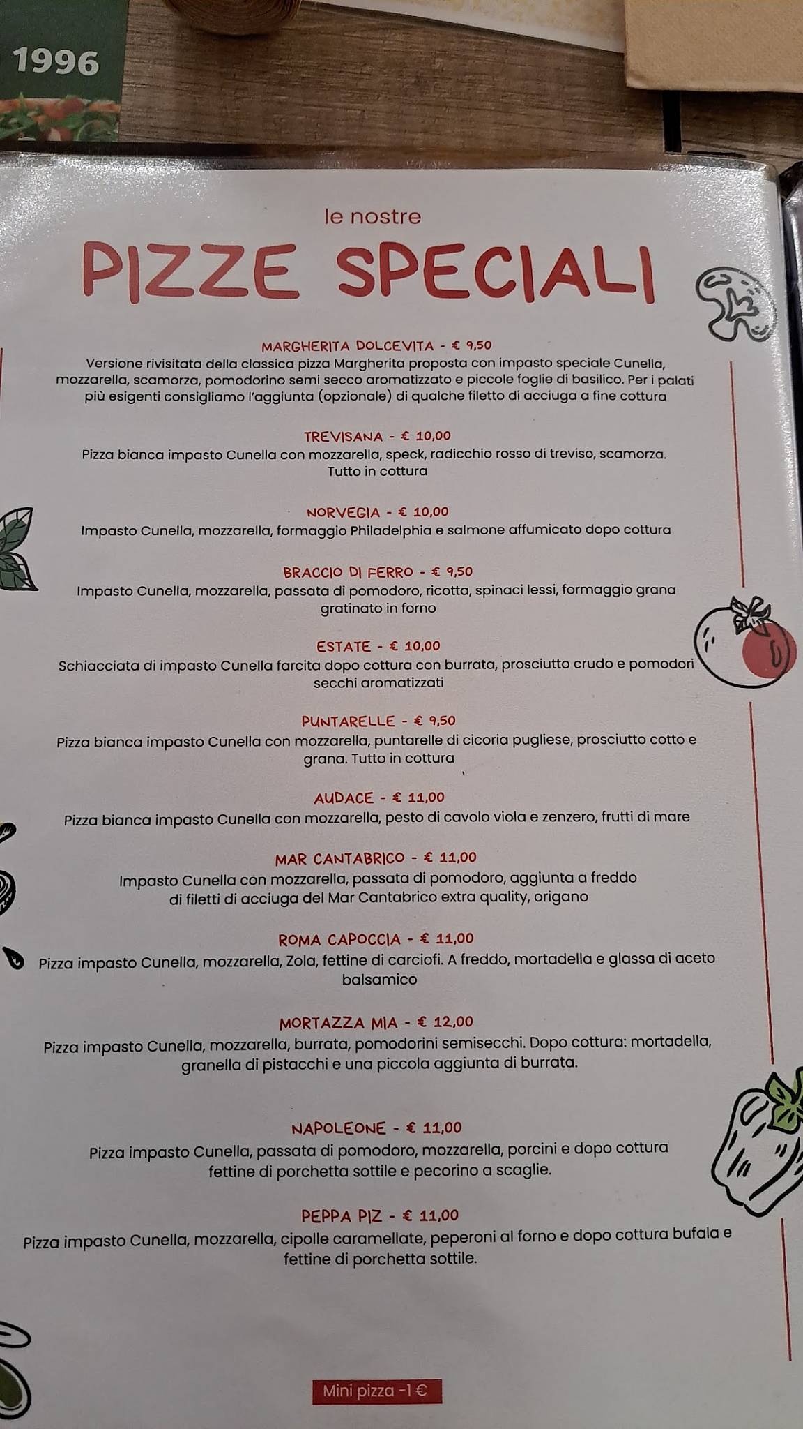 Menu di La Florida Ardesio 