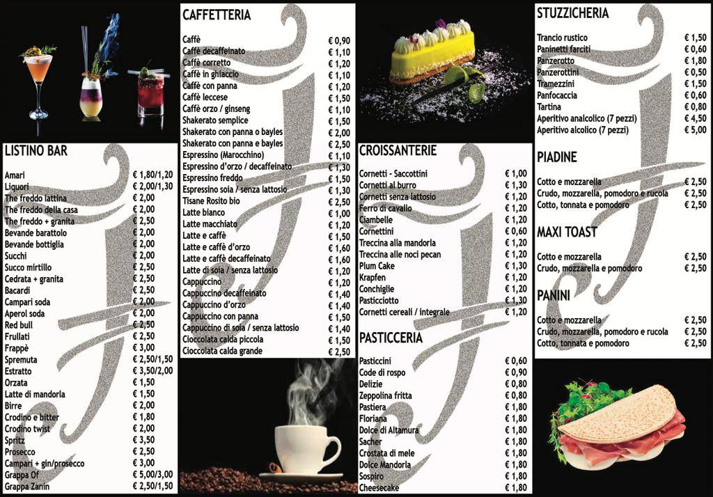 Menu di Bar Florio Pasticceria 