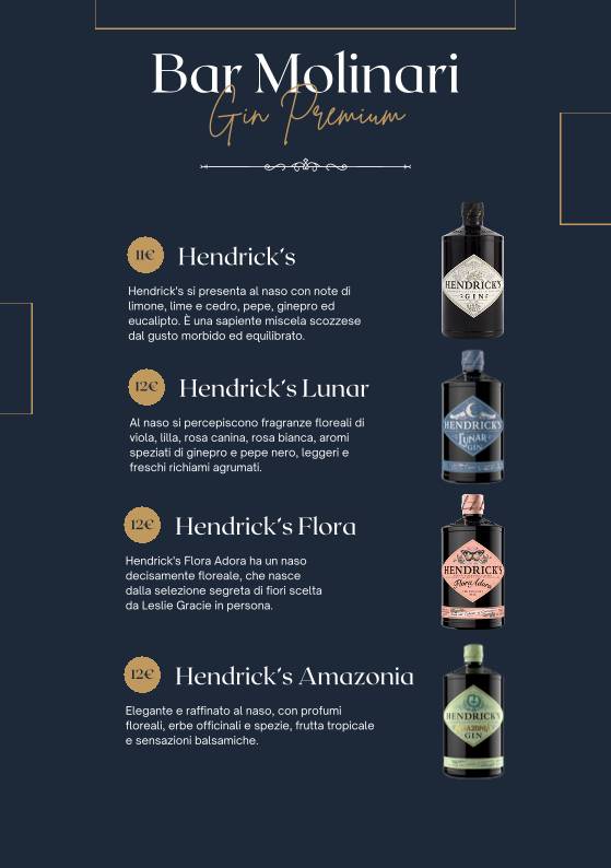 Menu de Bar Molinari