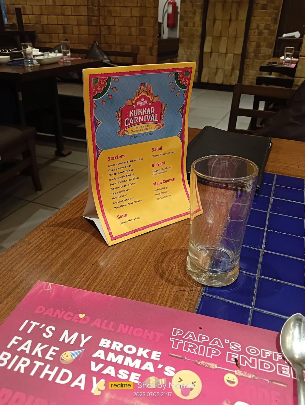 Barbeque Nation - Mumbai - Belapur menu