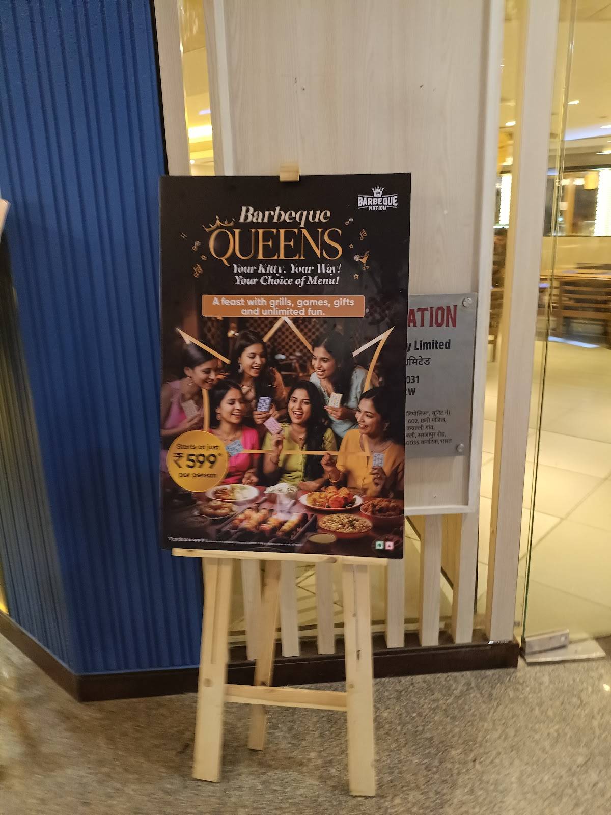 Barbeque Nation menu