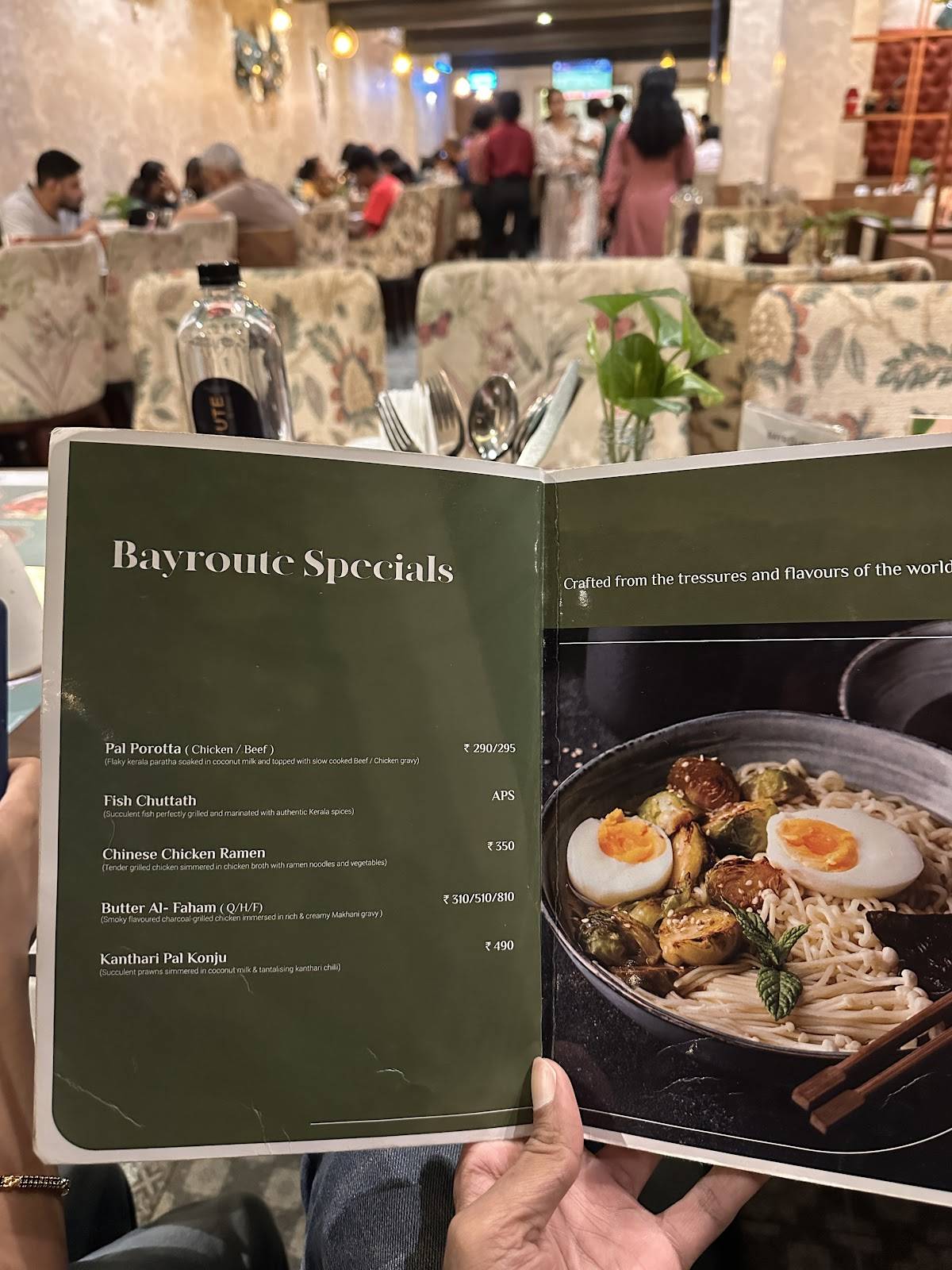 BayRoute Bistro menu