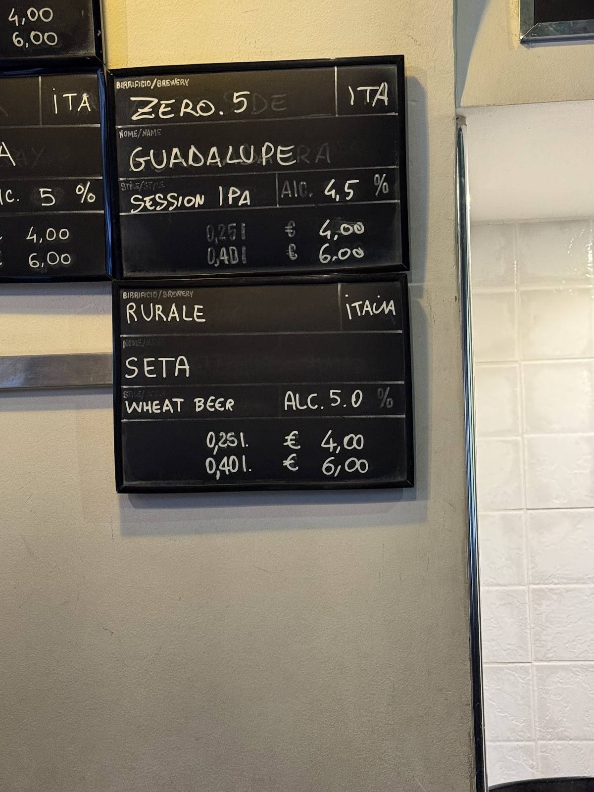 Menu di Beer Time 