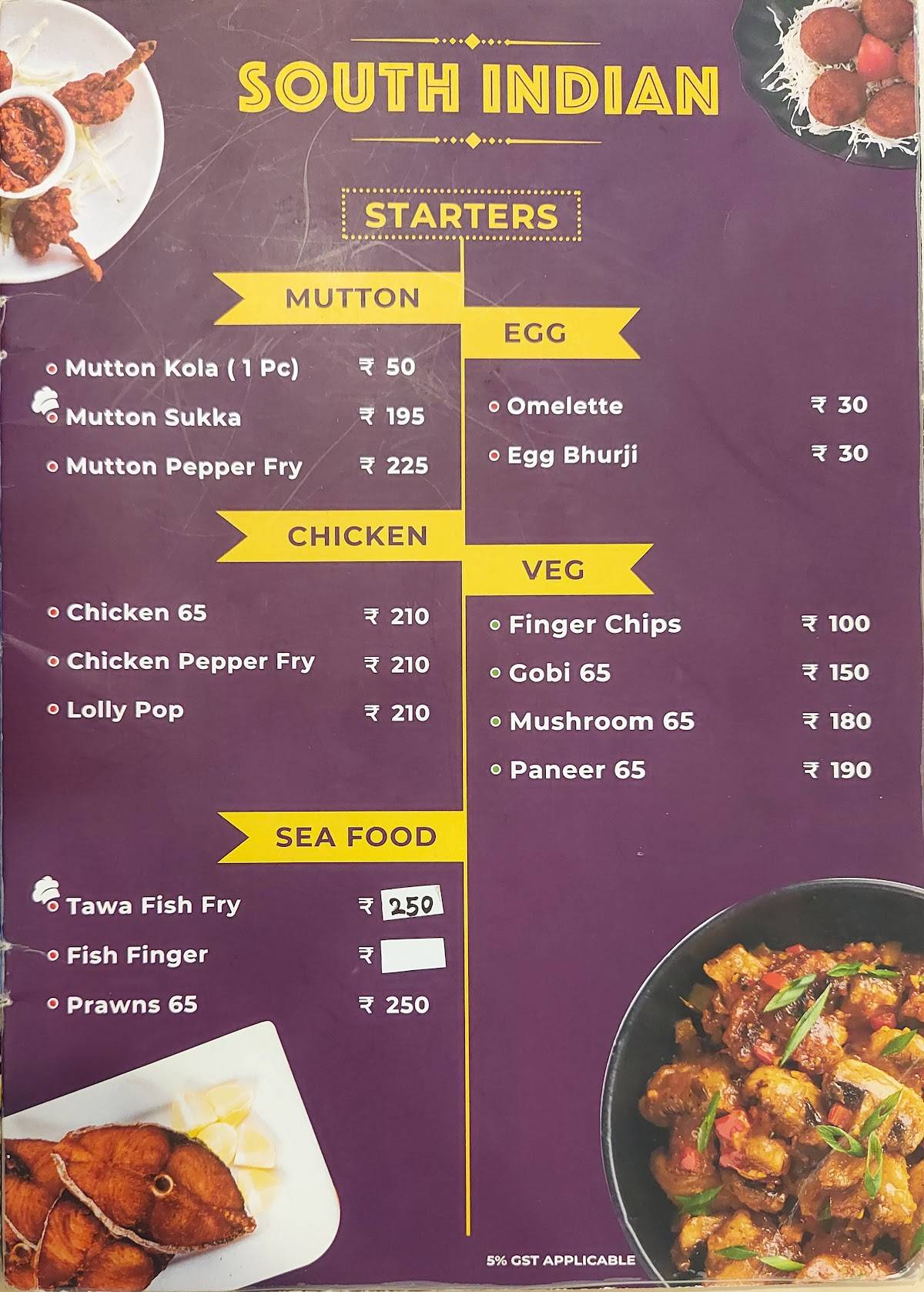 Bell Jumbo Restaurant menu