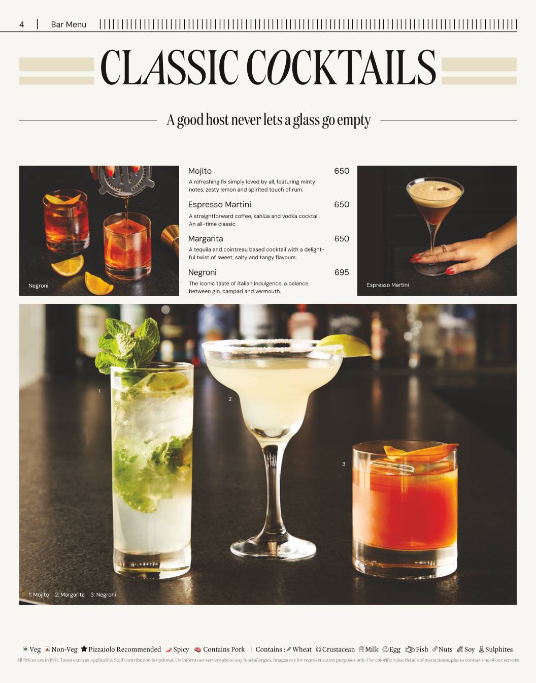 PizzaExpress menu