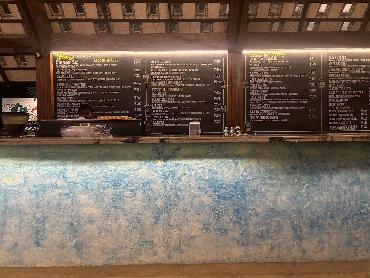 Rasta Cafe menu