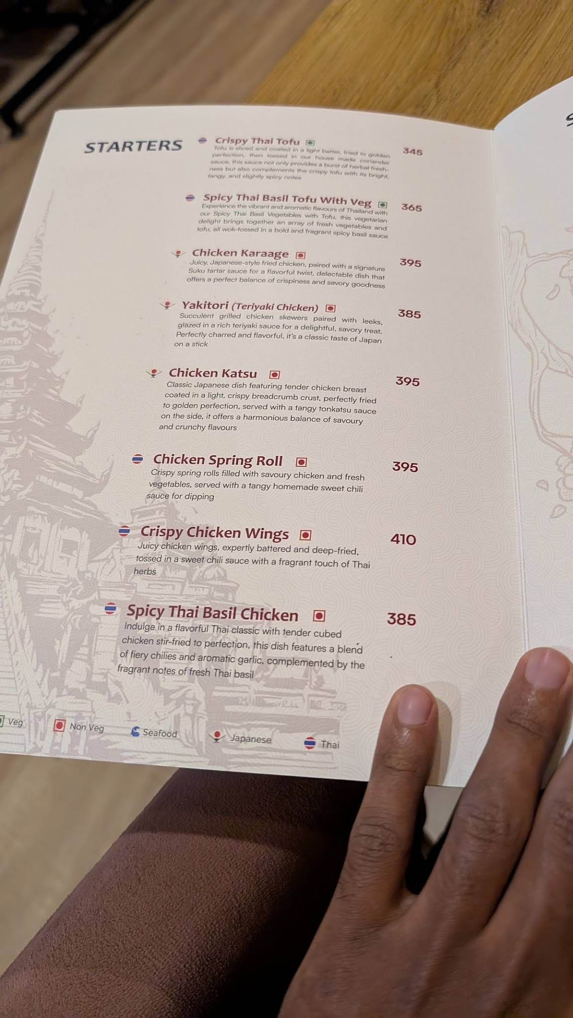 Suku - HSR Layout menu