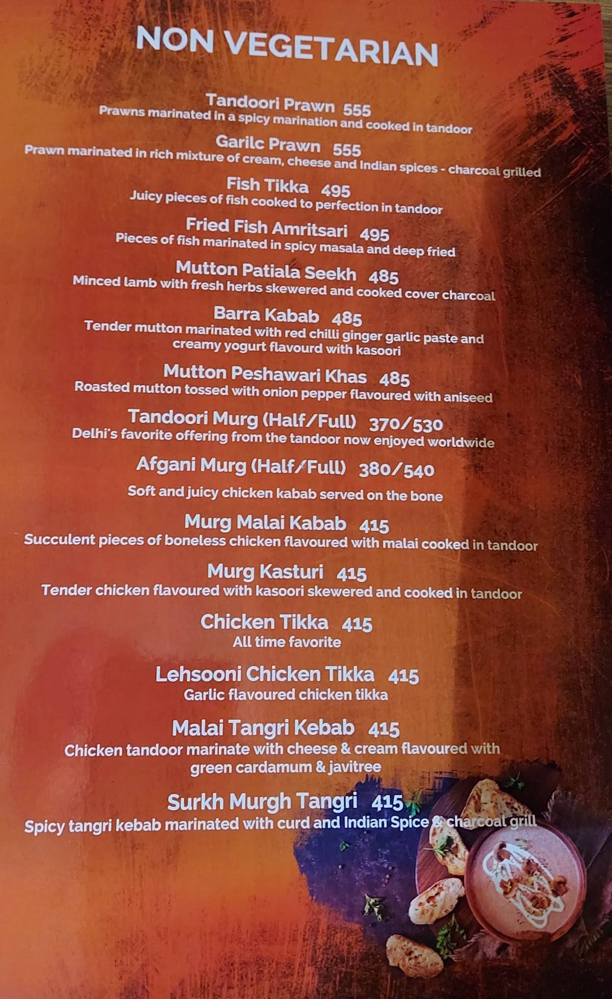 Berco's menu