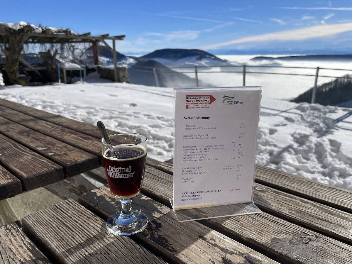 Menu di Berggasthaus Obere Wechten 