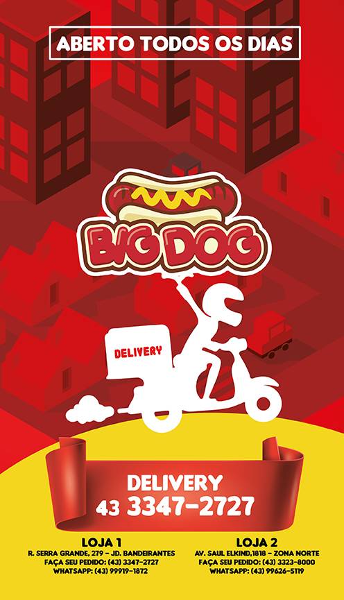 Big Dog Lanches cardápio