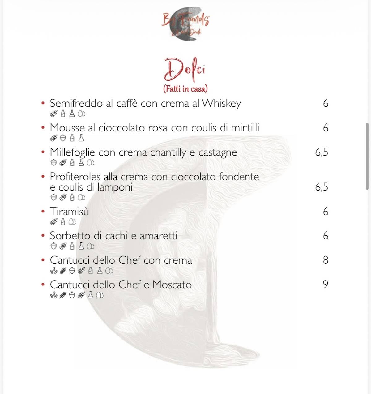 Menu di Big Friends 