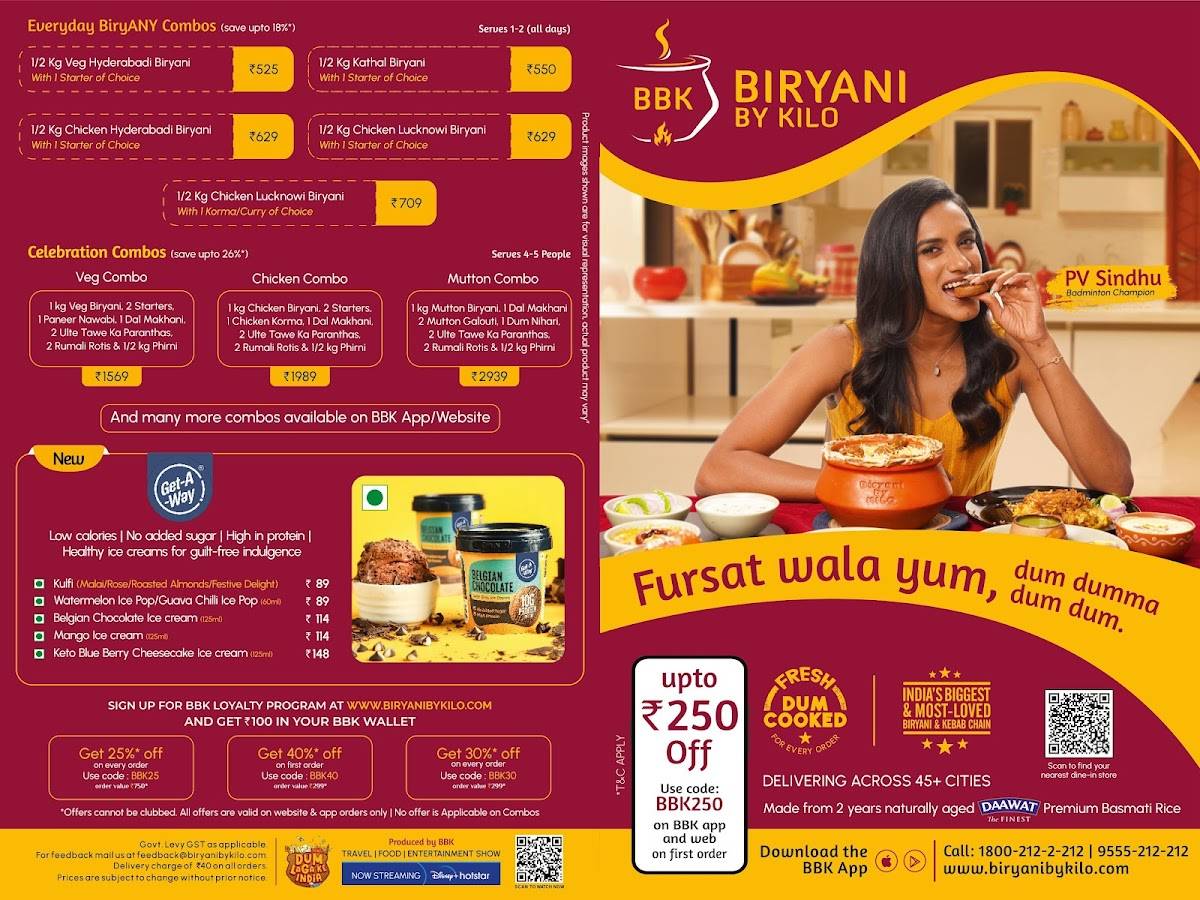 Biryani By Kilo- Kolhapur menu