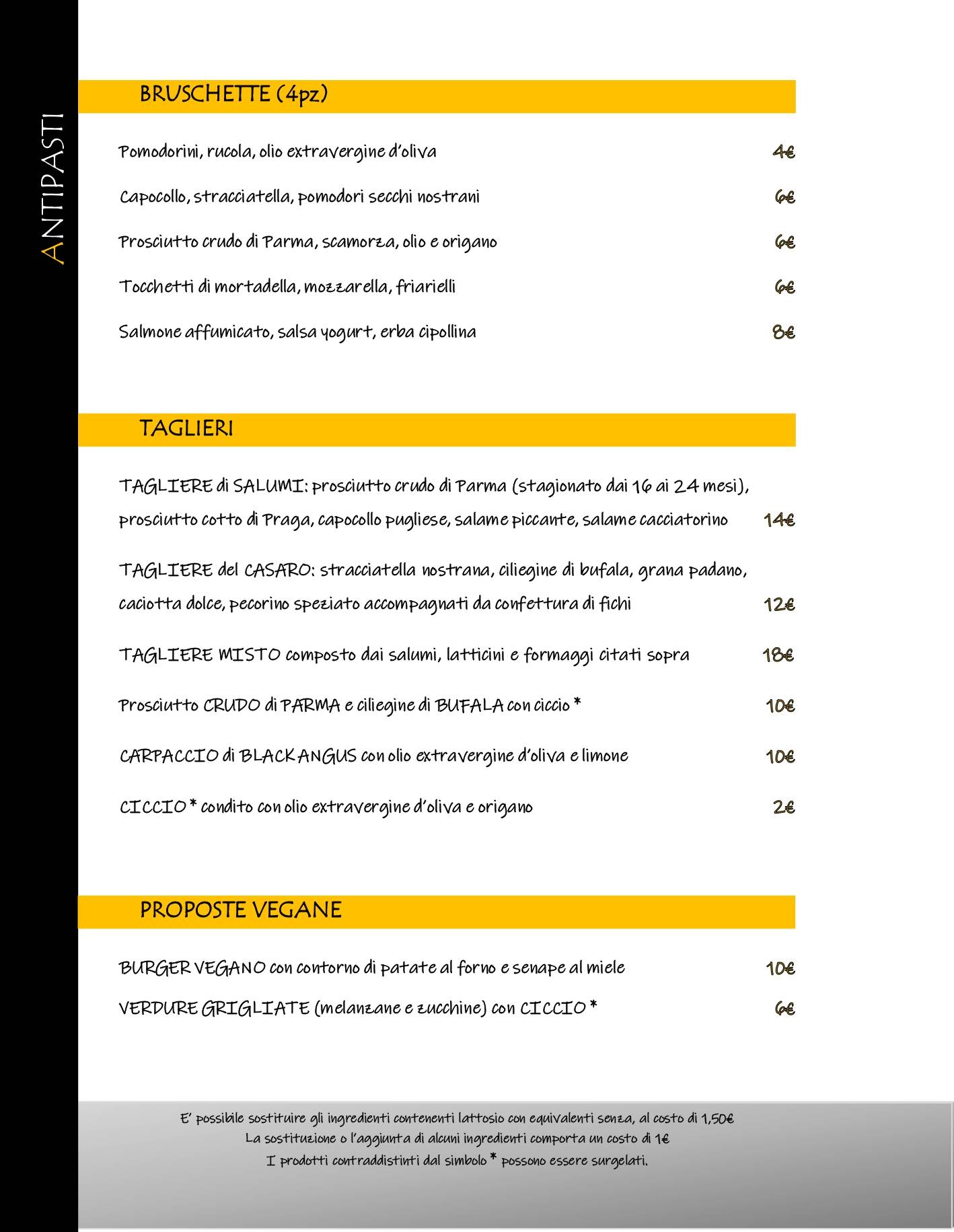 Menu di Solito Posto 