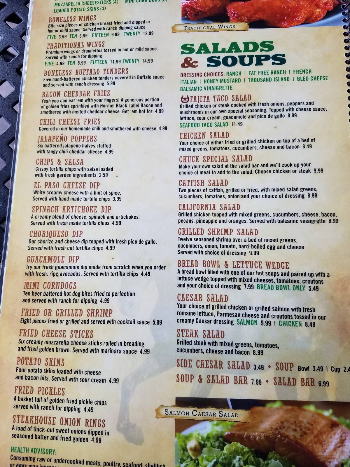 Menu at Black Stallion Steak House Restaurant, Monticello
