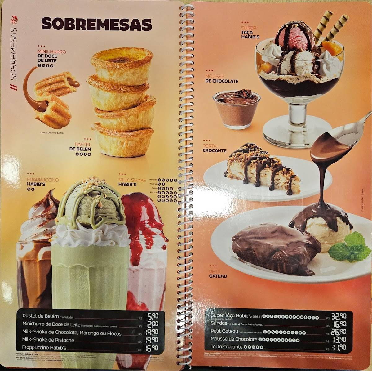 Habib's Blumenau cardápio